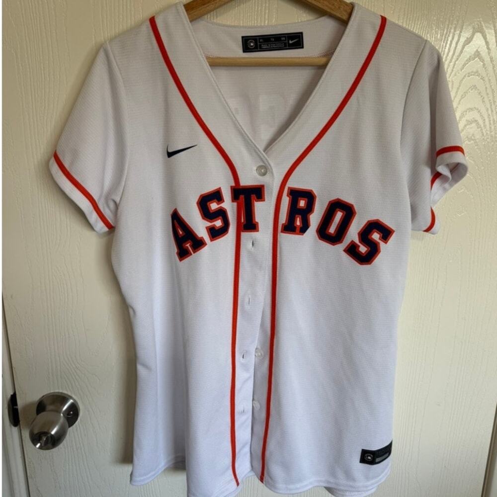 Women's Nike Houston Astros White Home Replica Team XL